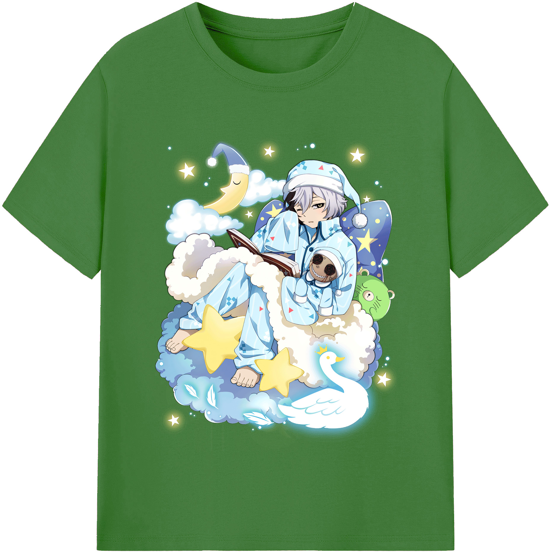 （画像用） 文豪ストレイドッグス Bungo Stray Dogs レディースカジュアルプリントTシャツ（綿100％）
